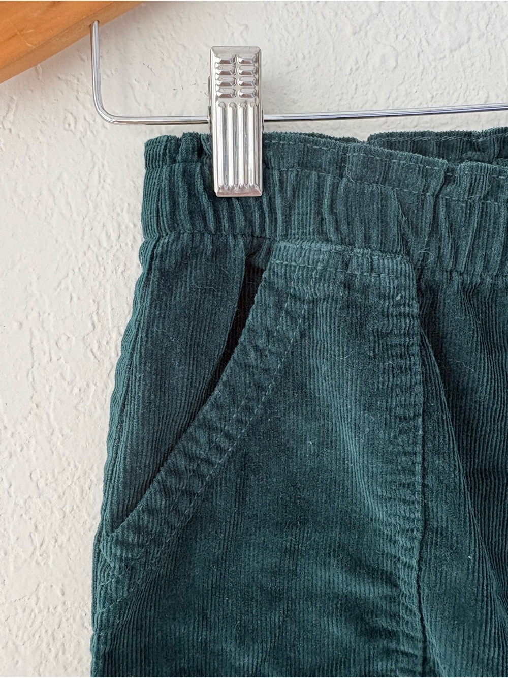 Kids Old Navy Dark Green Corduroy Skirt - Picture 2 of 4